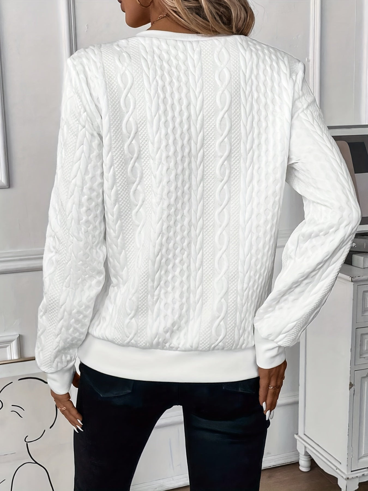 Molivio - Eleganter modischer Strickpullover