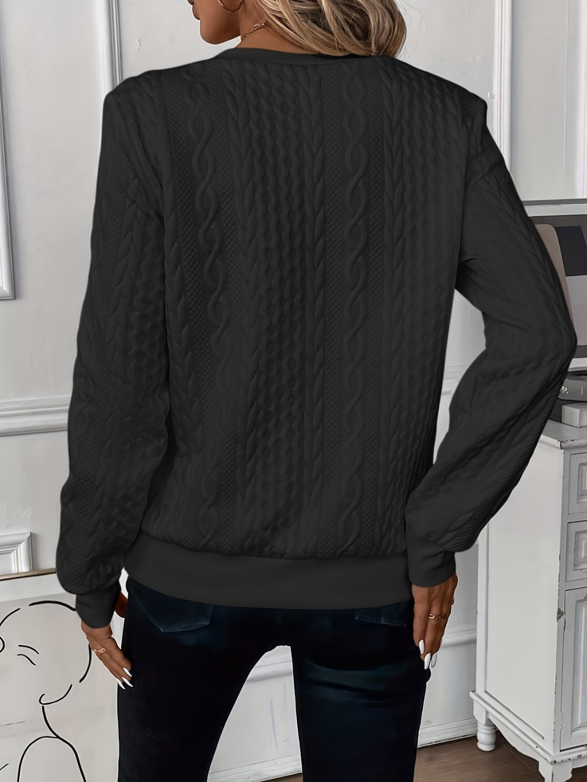 Molivio - Eleganter modischer Strickpullover