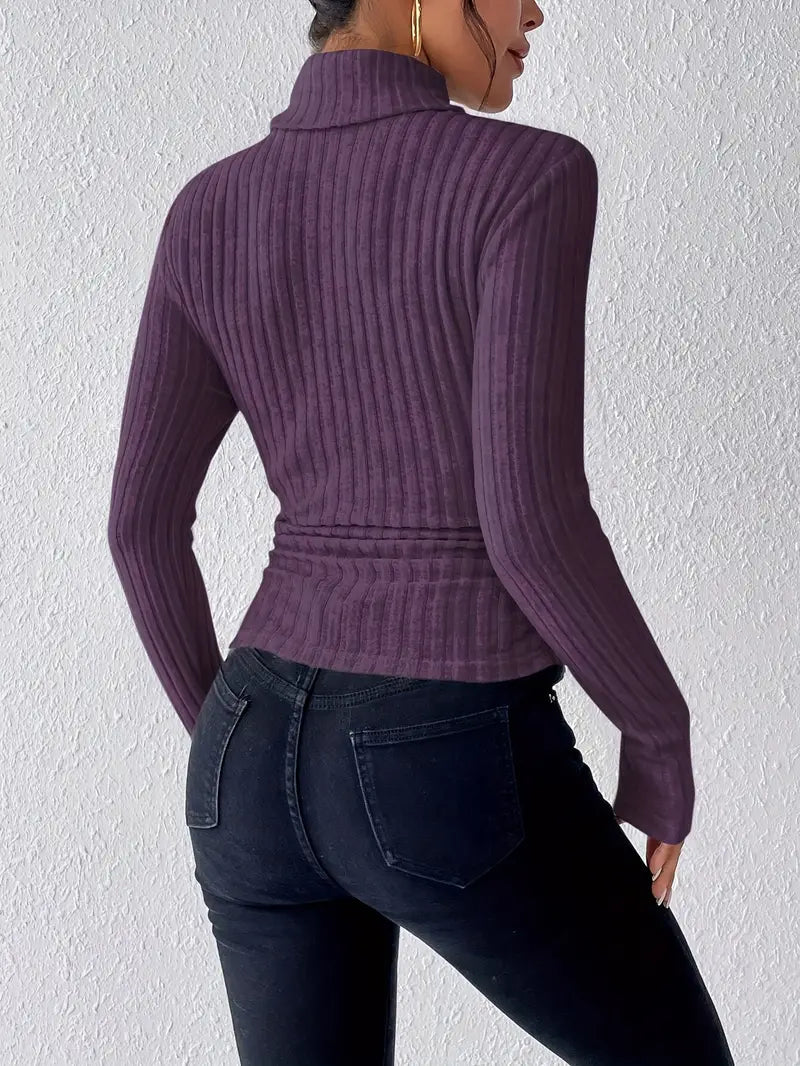 AVERY - Modischer Rollkragenpullover