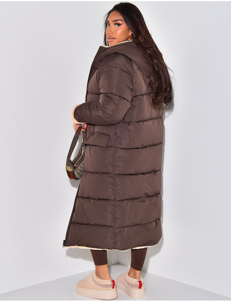 Aurea - Lange Jacke mit Wendefunktion