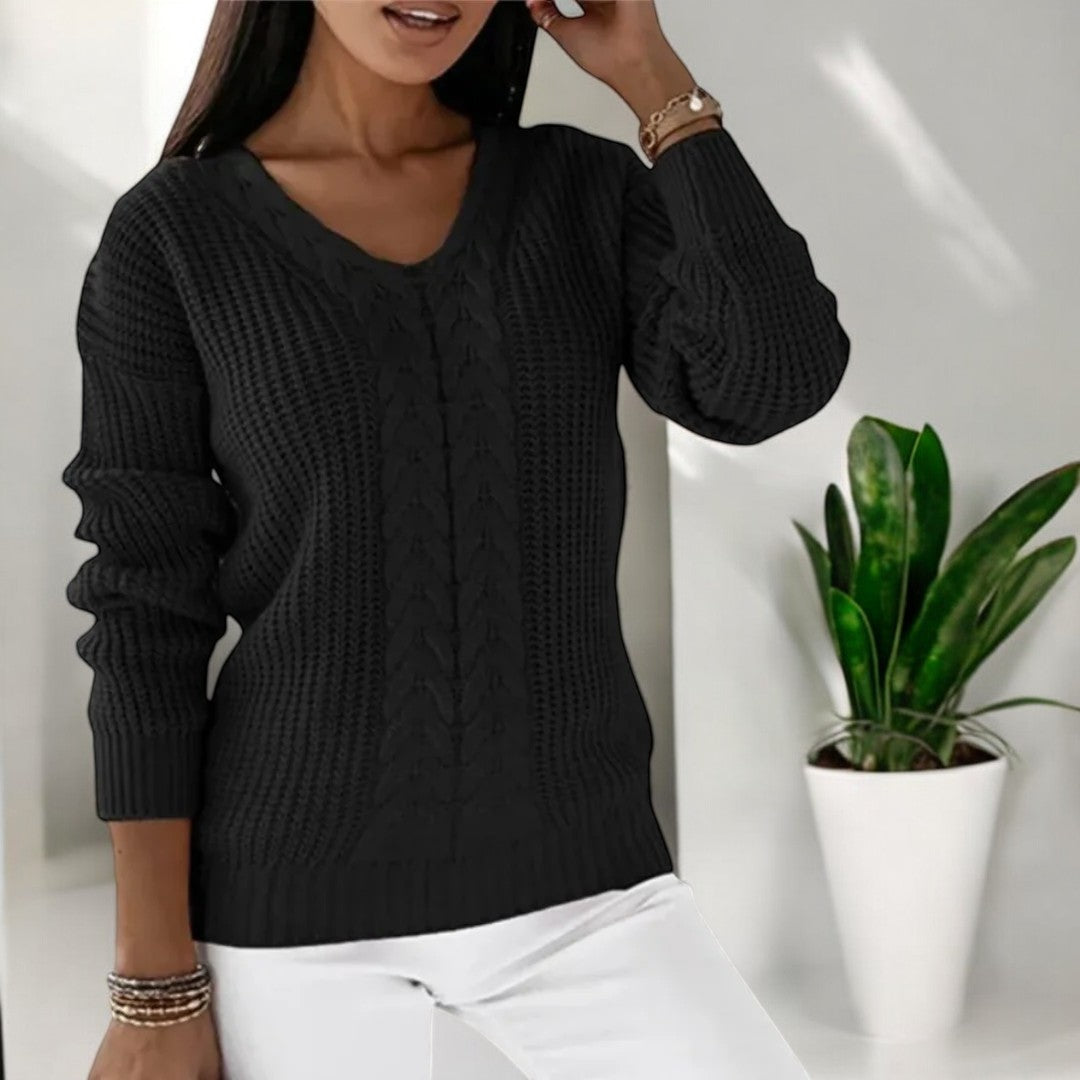 Elin - Klassischer Strickpullover